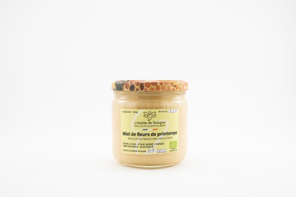 Miel de fleurs de printemps BIO - 500g